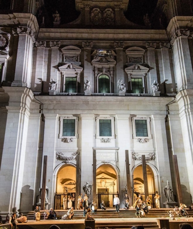 Jedermann Domplatz, Salzburg Festival © Tourismus Salzburg